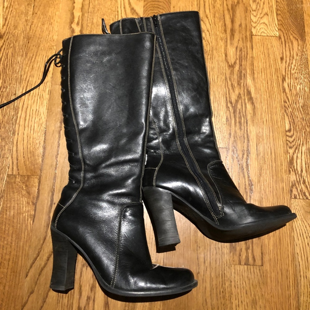 Kenneth Cole Reaction Tall Black Boots